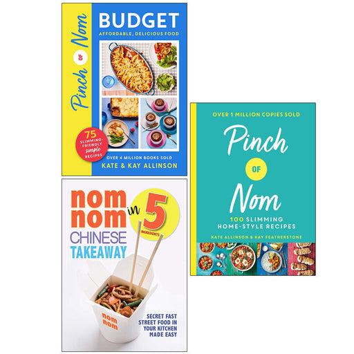 Pinch of Nom , Nom Chinese ,100 Slimming, Home-style Recipes [HB] 3 Books Set - The Book Bundle