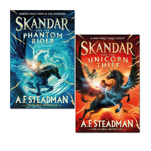 Skandar Series 2 Books Collection Set by A F Steadman Skandar and Phantom Rider - The Book Bundle