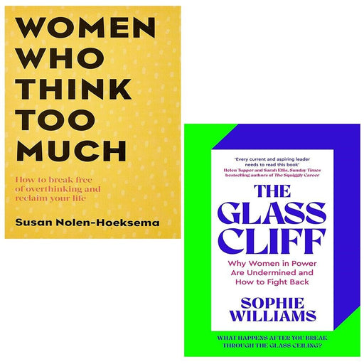 Women Who Think Too Much, Glass Cliff Sophie Williams (HB) 2 Books Set - The Book Bundle