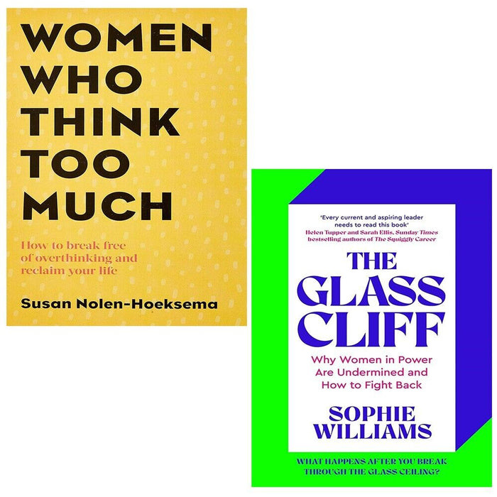 Women Who Think Too Much, Glass Cliff Sophie Williams (HB) 2 Books Set - The Book Bundle
