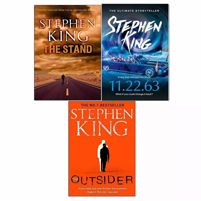 11.22.63, The Outsider, The Stand 2 Books Collection Set Paperback - The Book Bundle