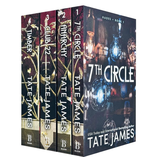 Hades Series 4 Books Collection Set by Tate James 7th Circle, Anarchy, Club 22 & Timber - The Book Bundle