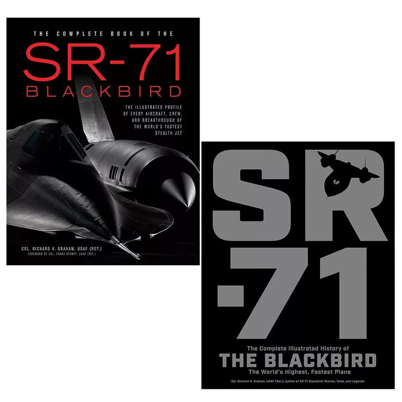 Richard H. Graham Collection 2 Books Set Complete Book of the SR-71 Blackbird - The Book Bundle