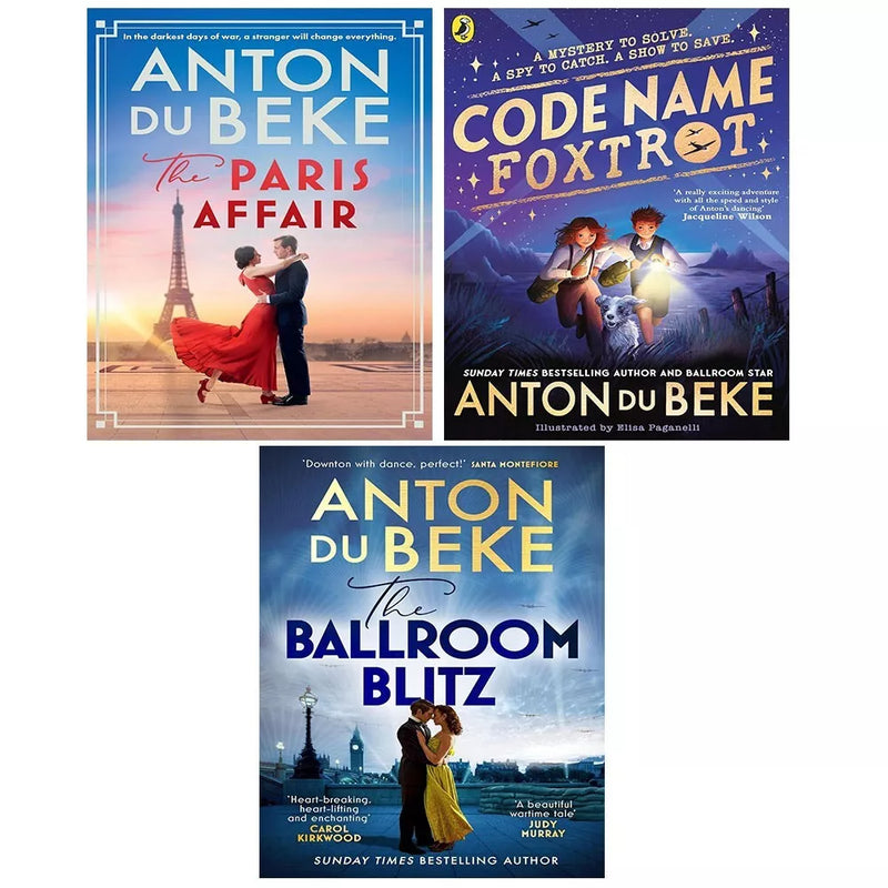 Anton Du Beke Collection 3 Books Set (Paris Affair,Ballroom Blitz,Name Foxtrot) - The Book Bundle