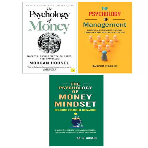 Psychology of Money Mindset Dr. N. Gosain, Psychology of Management 3 Books Set - The Book Bundle