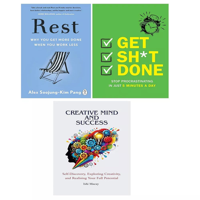 Rest, Get Sh*t Done Chartwell, Creative Mind And Success Ishi Macay 3 Books Set - The Book Bundle