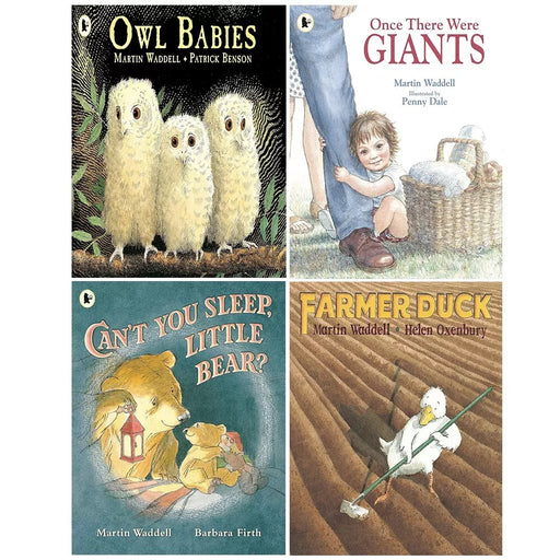 Martin Waddell Collection 4 Books Set Owl Babies, Farmer Duck, Once There Were - The Book Bundle