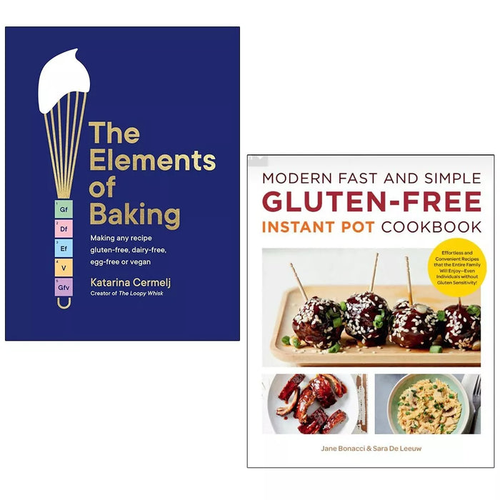 Elements of Baking (HB), Modern Fast Simple Gluten-Free Instant Pot 2 Books Set - The Book Bundle