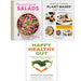 Life-Changing Salads HB, Happy Healthy Gut, Whole Foods Plant Based Diet 3 Books Set - The Book Bundle