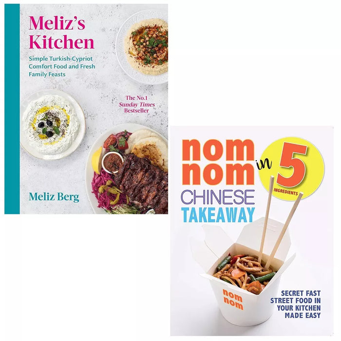 Meliz’s Kitchen Meliz Berg (HB), Nom Nom Chinese Takeaway Iota 2 Books Set - The Book Bundle
