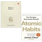 Atomic Habits James Clear, Micro Habits Small Changes Walter Smith 2 Books Set - The Book Bundle