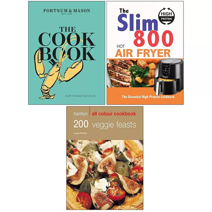 Fortnum Mason Cook (HB),Hamlyn All Colour Cookery,Slim 800 Hot Air Fryer 3 Books Set - The Book Bundle