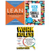 Lean Marketing (HB), Work Rules!, Kick Ass Small Talk Chartwell 3 Books Set - The Book Bundle