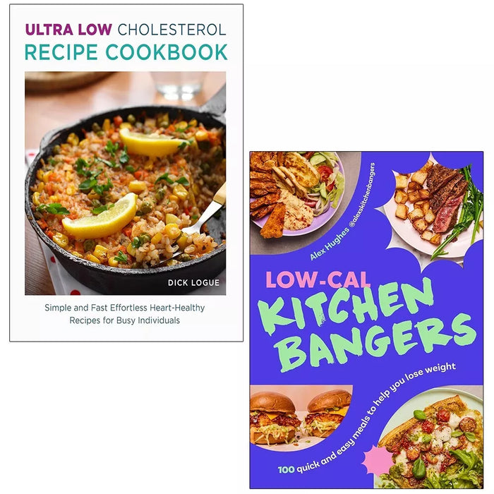 Low-Cal Kitchen Bangers (HB), Ultra Low Cholesterol Recipe Cookbook 2 Books Set - The Book Bundle