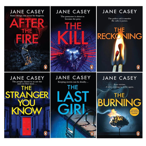 Maeve Kerrigan Series 6 Books Set by Jane Casey (Burning, Reckoning, Last Girl) - The Book Bundle