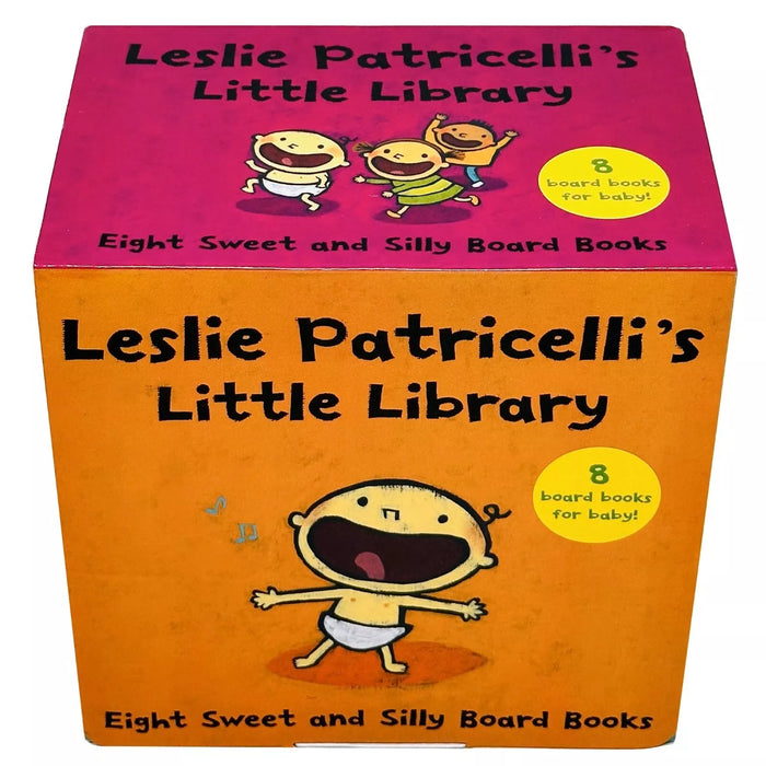 Leslie Patricelli's Little Library Learn and Play With Baby 8 Books Collection Set - The Book Bundle