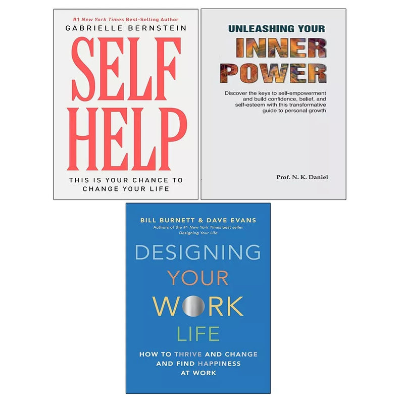Self Help, Designing Your Work Life, Unleashing Your Inner Power 3 Books Set - The Book Bundle