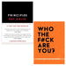 Principles Life Work Ray Dalio, Who The F*ck Are You Chartwell 2 Books Set - The Book Bundle