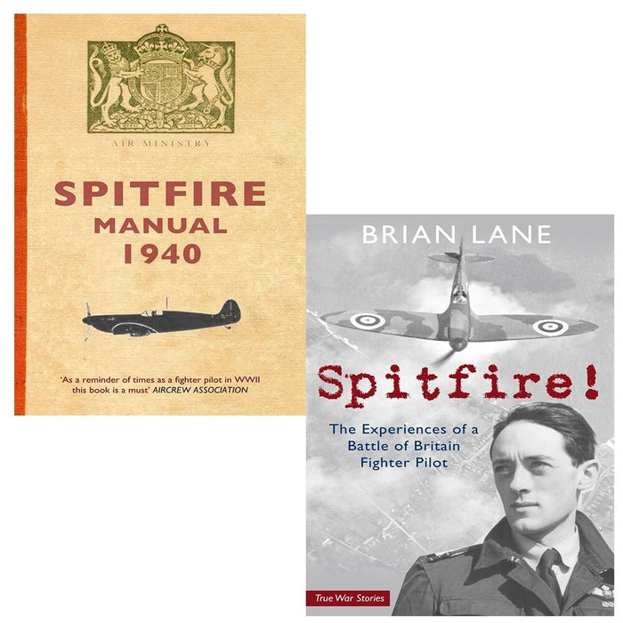 Spitfire! Brian Lane, Dilip Sarkar 2 Books Set Spitfire Manual 1940 Paperback - The Book Bundle