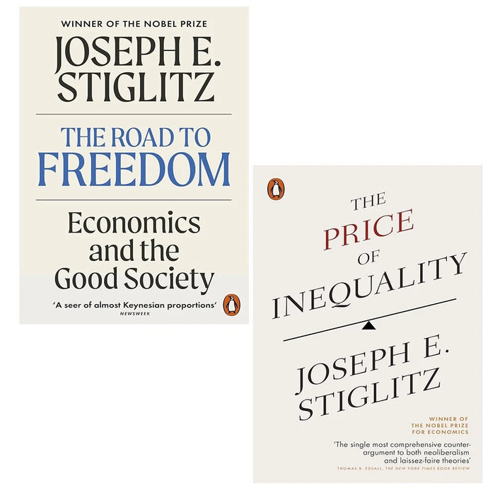 Joseph E. Stiglitz Collection 2 Books Set (Price of Inequality, Road to Freedom) - The Book Bundle