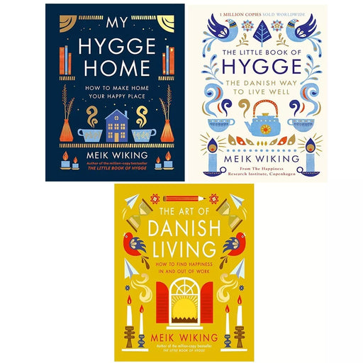 Meik Wiking Collection 3 Books Set My Hygge Home, Art of Danish Living Hardcover - The Book Bundle