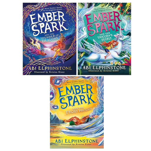 Ember Spark Series 3 Books Set by Abi Elphinstone Volume 1-3 Unicorn's Secret - The Book Bundle