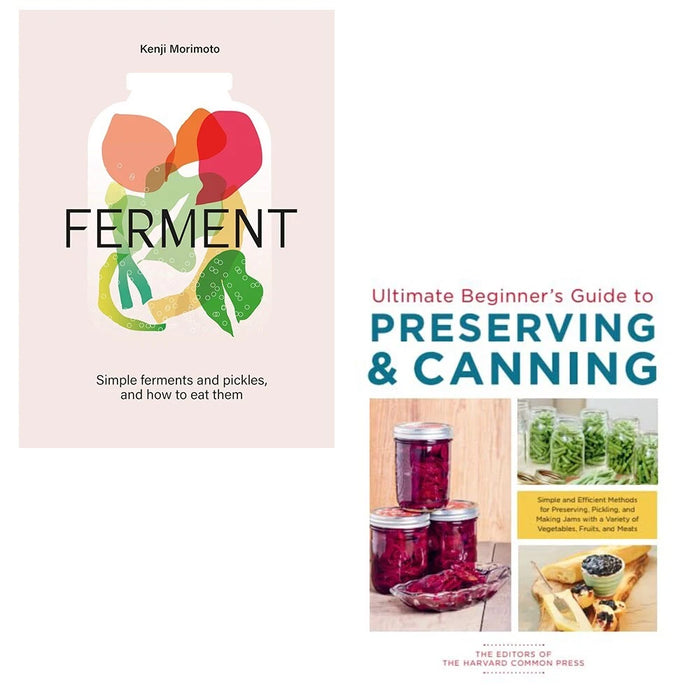 Ferment (HB), Ultimate Beginner's Guide to Preserving Canning 2 Books Set - The Book Bundle