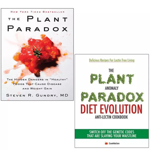 Plant Paradox Dr Steven R Gundry MD, Plant Anomaly Paradox 2 Books Collection Set - The Book Bundle
