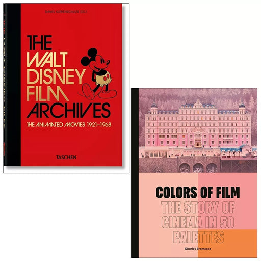 Walt Disney Film Archives,Colours of Film Charles Bramesco 2 Books Set Hardcover - The Book Bundle