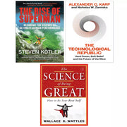 Technological Republic HB, Science of Being Great, Rise of Superman 3 Books Set - The Book Bundle