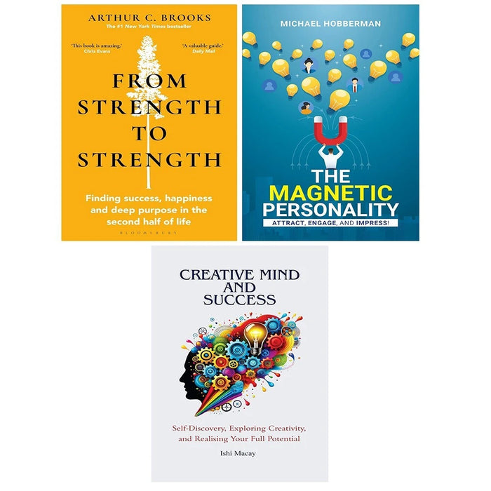 Magnetic Personality, From Strength to Strength, Creative Mind Success 3 Books Set - The Book Bundle