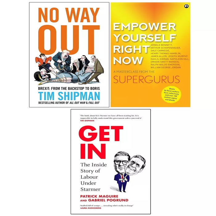 Empower Yourself Right Now,Get In Patrick Maguire, No Way Out Brexit 3 Books Set - The Book Bundle