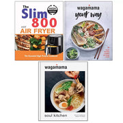 Slim 800 Hot Air Fryer, Wagamama Your Way,wagamama Soul Kitchen 3 Books Set - The Book Bundle