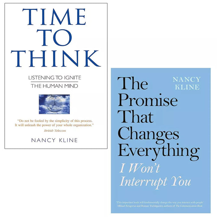 Nancy Kline Collection 2 Books Set Promise That Changes Everything,Time to Think - The Book Bundle