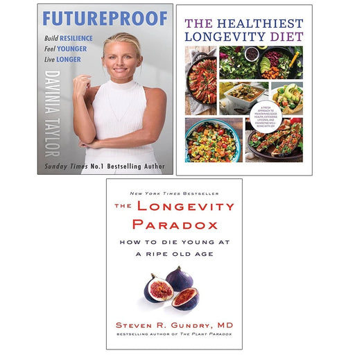 Futureproof Davinia, Longevity Paradox (HB), Healthiest Longevity Diet 3 Books Collection Set - The Book Bundle
