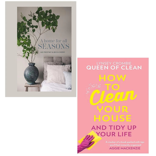 How To Clean Your House, A Home for All Seasons Kay Prestney 2 Books Hardcover - The Book Bundle
