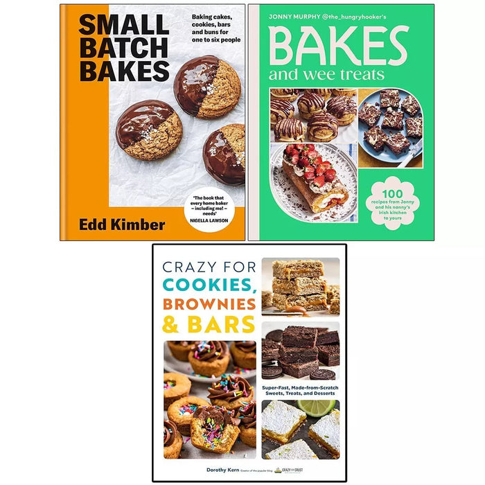 Bakes and Wee Treats(HB), Crazy For Cookies, Small Batch Bakes(HB) 3 Books Set - The Book Bundle