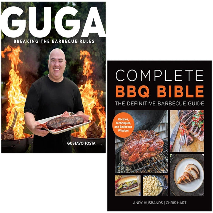 Complete BBQ BIBLE Definitive Barbecue Guide, Guga (HB) 2 Books Collection Set - The Book Bundle