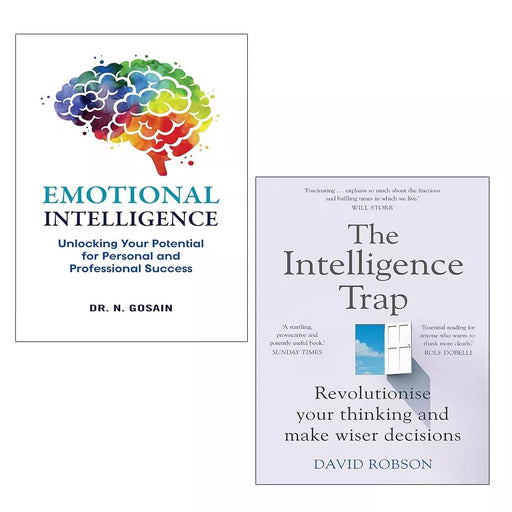 Intelligence Trap David Robson, Emotional Intelligenc Dr. N. Gosain 2 Books Set - The Book Bundle