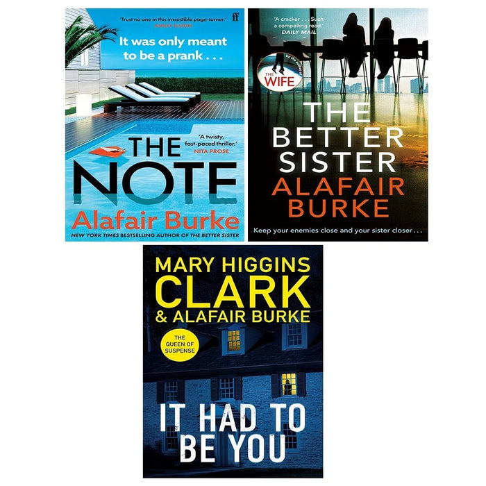 Alafair Burke Collection 3 Books Set Note, Better Sister, It Had To Be You - The Book Bundle