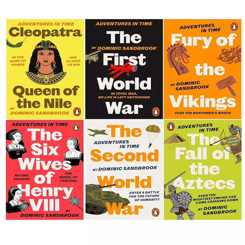 Adventures in Time Series 6 Books Set by Dominic Sandbrook (First World War,Fury) - The Book Bundle