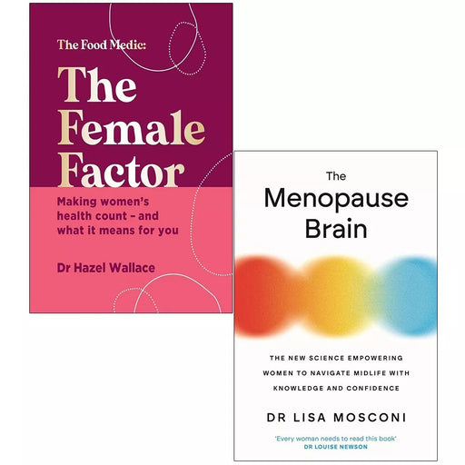 The Female Factor, The Menopause Brain 2 Books Collection Set by Dr Hazel Wallace and Dr. Lisa Mosconi - The Book Bundle