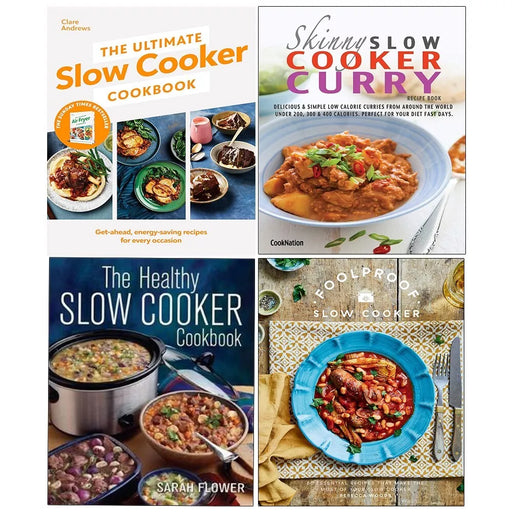Ultimate Slow HB,Foolproof Slow Cooker HB,Slow Cooker Curry,Healthy Slow 4 Books Set - The Book Bundle