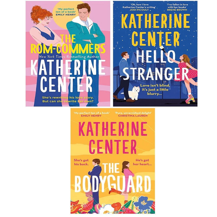 Katherine Center 3 books Set(The Rom-Commers,Hello Stranger,The Bodyguard) - The Book Bundle