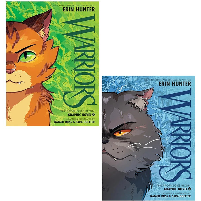 Warriors Graphic Novel Collection 2 Books Set by Erin Hunter - The Book Bundle