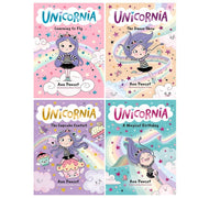 Unicornia Series 4 Books Collection Set by Ana Punset Learning to Fly, A Magical Birthday - The Book Bundle