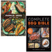 Complete BBQ BIBLE The Definitive Barbecue, Franklin Smoke (HB) 2 Books Set - The Book Bundle