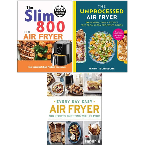 The Slim 800 Hot, Every Day Easy, The Unprocessed Air(HB) 3 Books Collection Set - The Book Bundle