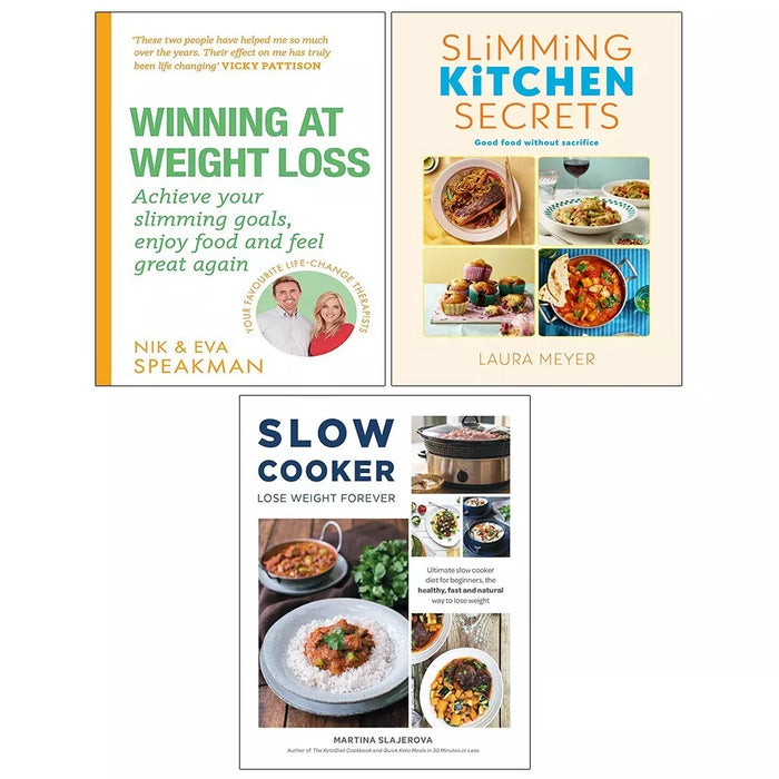 Slimming Kitchen,Cooker Lose Weight Forever, Winning at Weight Loss 3 Books Set - The Book Bundle
