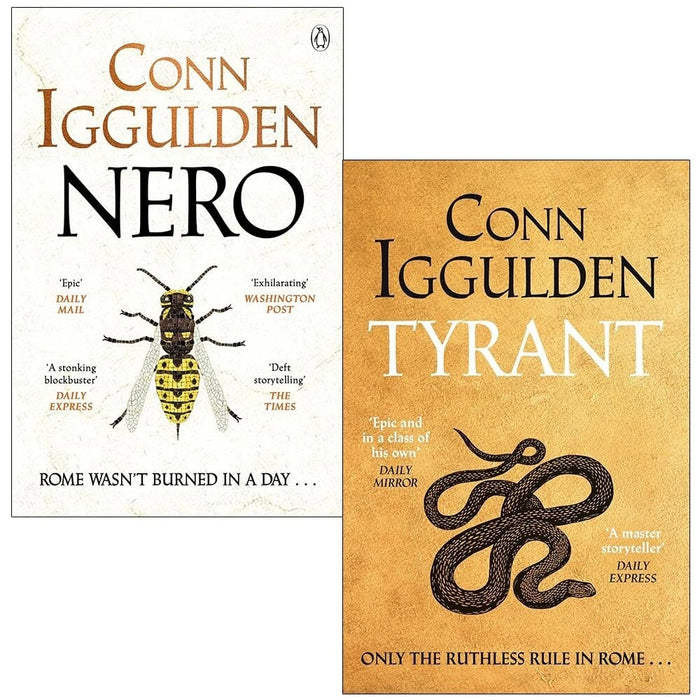 The Nero Trilogy 2 Books Collection Set By Conn Iggulden (Nero and Tyrant) - The Book Bundle
